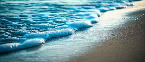 Golven op het strand