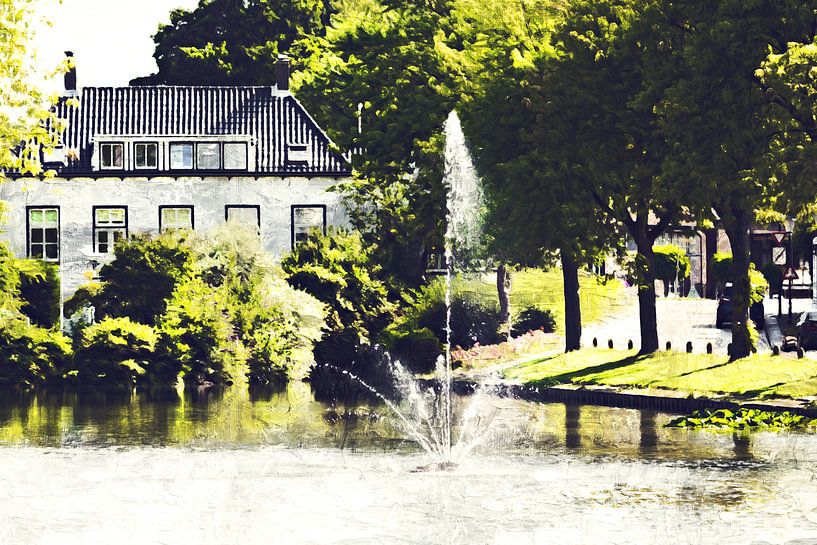 Brunnen in's-Gravendeel (Südholland) (Kunstwerk) von Art by Jeronimo