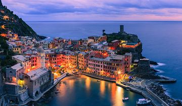 Vernazza is one of the five towns that make up the Cinque Terre  sur Henk Meijer Photography