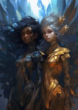 Elven Twins by Peridot Alley