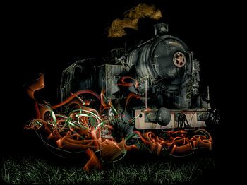 Dampflokomotive aus den 40er Jahren