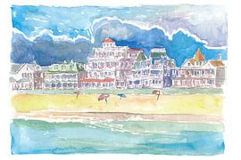 Cape May New Jersey Typische Strandszenen von Markus Bleichner