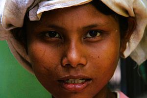Une fille au Myanmar sur Gert-Jan Siesling