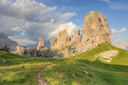 Cinque Torri in the Dolomites by Michael Valjak