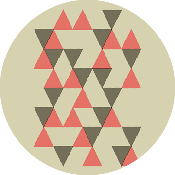 Driehoeken 1 van Rene Hamann