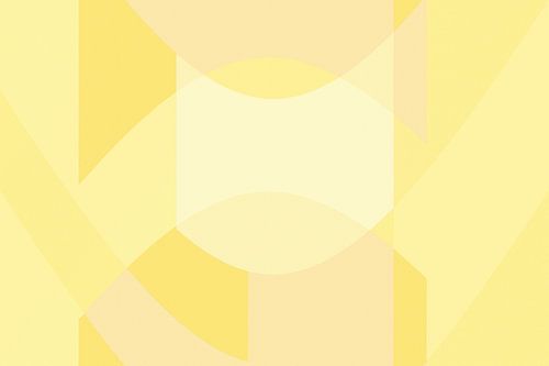 Yellow abstract shapes