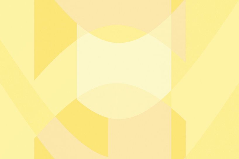 Yellow abstract shapes by Diana Mets