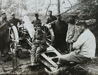Erster Weltkrieg Kanone Geschütz Soldaten