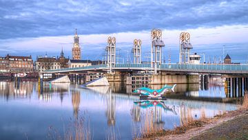 Hanseatic city of Kampen in the early morning