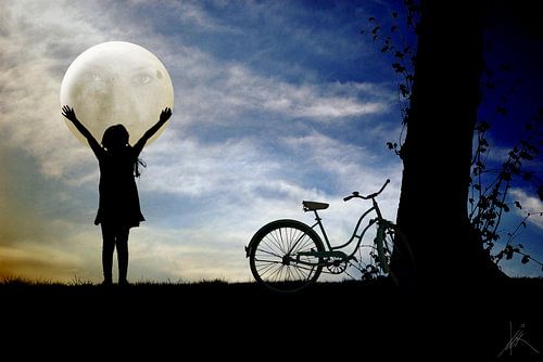 Das Mädchen und der Mond - H. Fischer