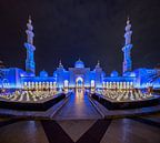 Fonteinen met water voor de  Sheikh Zayed Moskee van Rene Siebring thumbnail