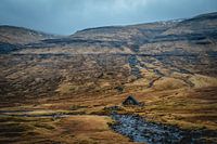 cabin on a stream @faroer islands