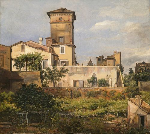 Scène van de Villa Malta, Johan Christian Dahl, Johan Christian Dahl