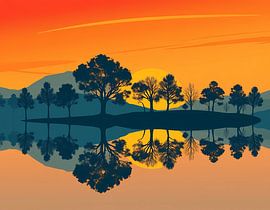 Ruhige Abenddämmerung von Artistic