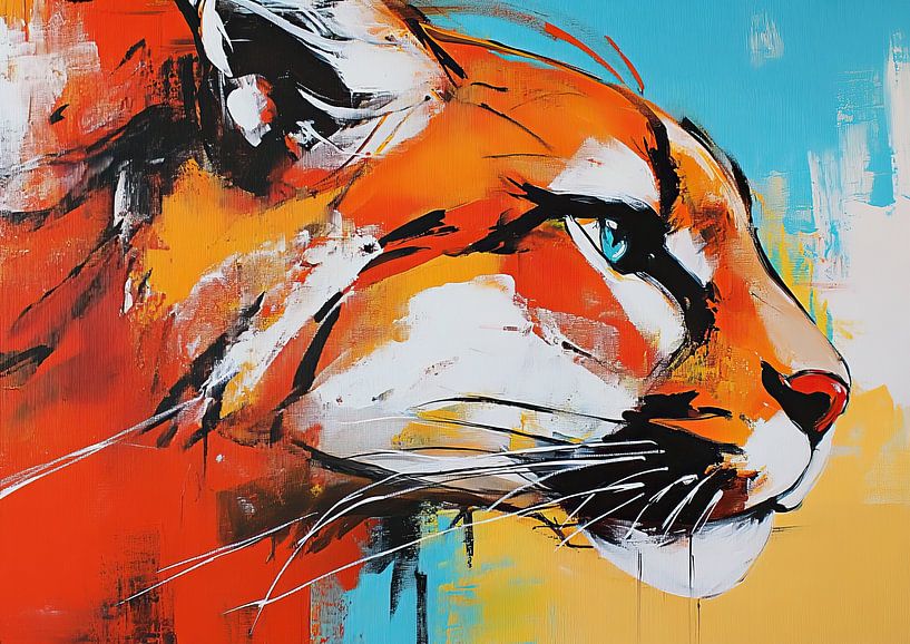 Wild Pinsel Flair von Wunderbare Kunst
