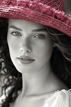 fantasie model vrouw glossy van Egon Zitter