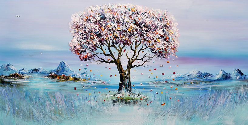 Lucky tree by Gena Theheartofart