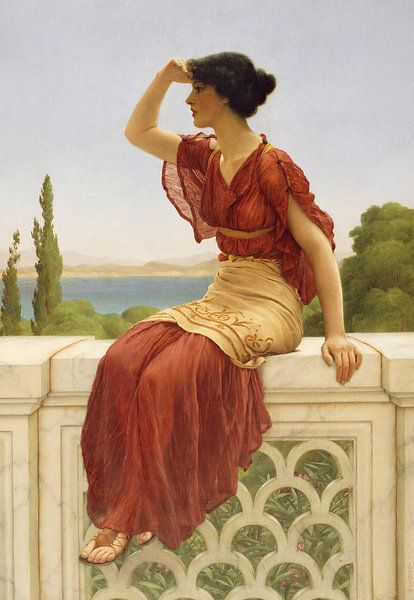 John William Godward-The signal by finemasterpiece