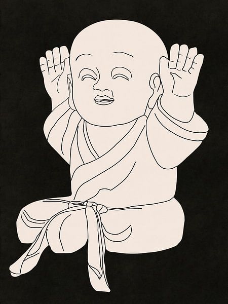 The little Buddha by Roberto Moro