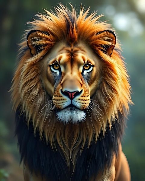Majestic lion by Jean Pierre