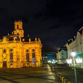Duitsland, Beroemde mooie kathedraal ludwigskirche in ludwig squa van adventure-photos