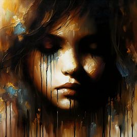 Ölgemälde Kind von FoXo Art