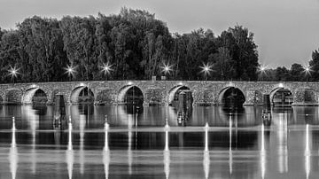 Östra bron in zwart-wit van Henk Meijer Photography
