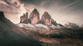 Die Drei Zinnen im Abendlicht - Tre Cime de Lavaredo