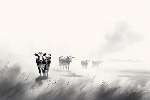 Painting Cow by ARTEO Paintings
