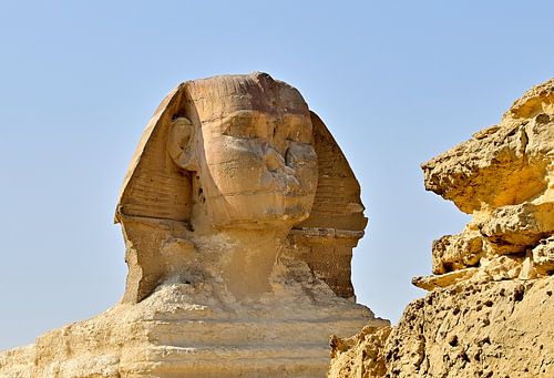 De Sfinx van Gizeh.