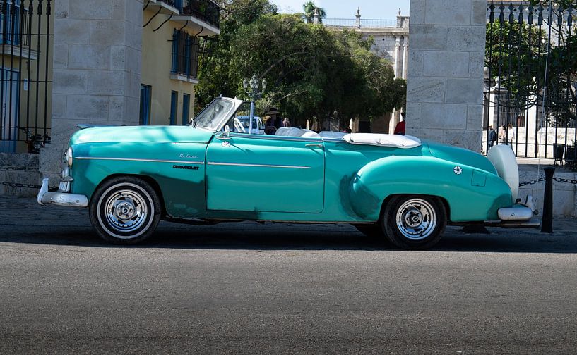 Amerikanischer Oldtimer, 1952 Chevrolet Deluxe 2-Türer Cabrio von Joes van Asten