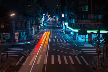 Neon Bus in Taipei