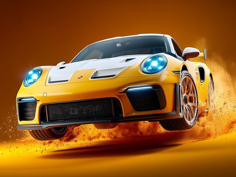 Porsche 911 GT2 modèle 2024 par PixelPrestige