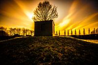 Zonsondergang De Maanhof, Stadspark Schothorst, Amersfoort