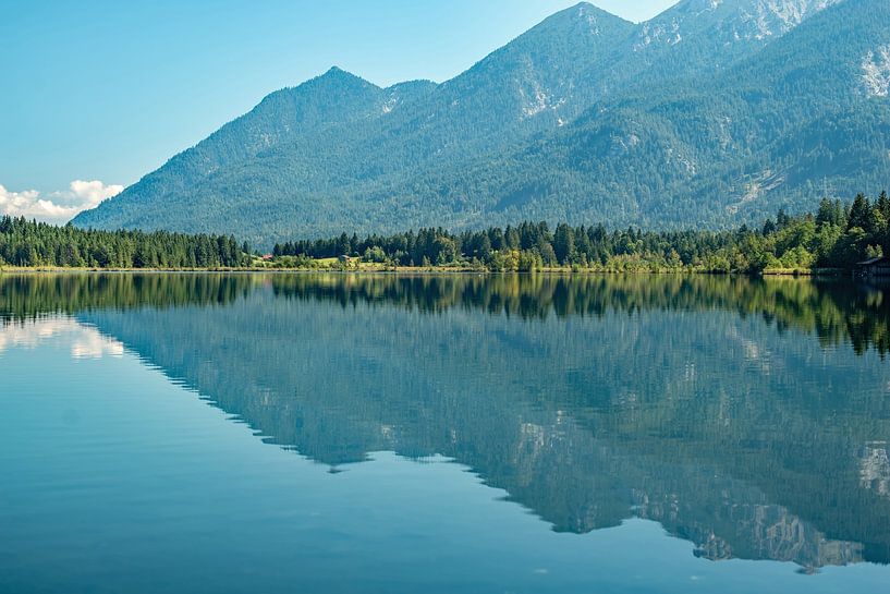 Reflecties op de Barmsee van Thomas Riess