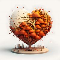 Heartshaped citytree