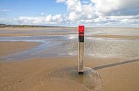 Beach post on Texel / Texel beach.