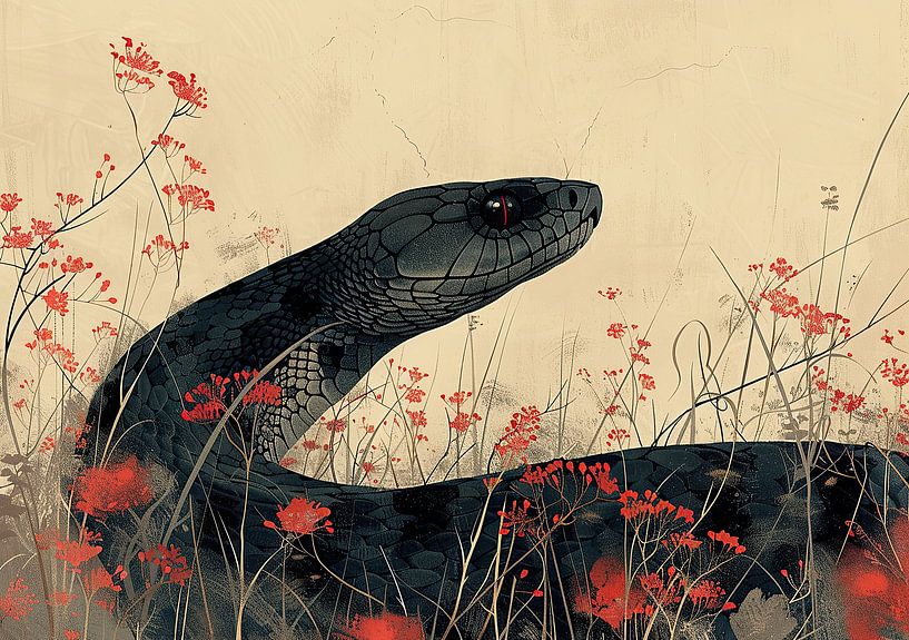 La magie ancestrale : le serpent à la grâce hypnotique par Niklas Maximilian