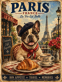 French Bulldog in Paris by Erika Kaisersot