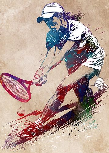 Tennisser sport kunst #tennis #sport