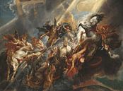 The fall of Phaeton, painted by Peter Paul Rubens by Diverse Meesters thumbnail