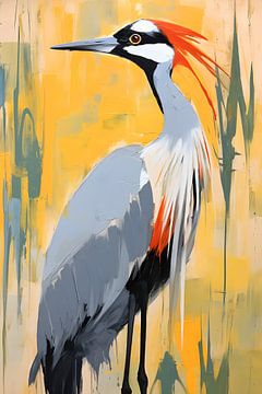 Colourful Heron by But First Framing