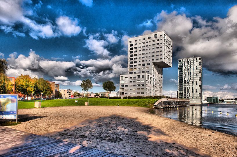 Almere the other Skyline in HDR van Brian Morgan