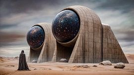 Guardian of the galactic gates by Klaus Tesching - Art-AI