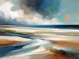 Waddeneilanden Waddenzee Abstract III van Jessica Berendsen