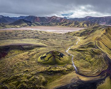 Baby volcano in Iceland