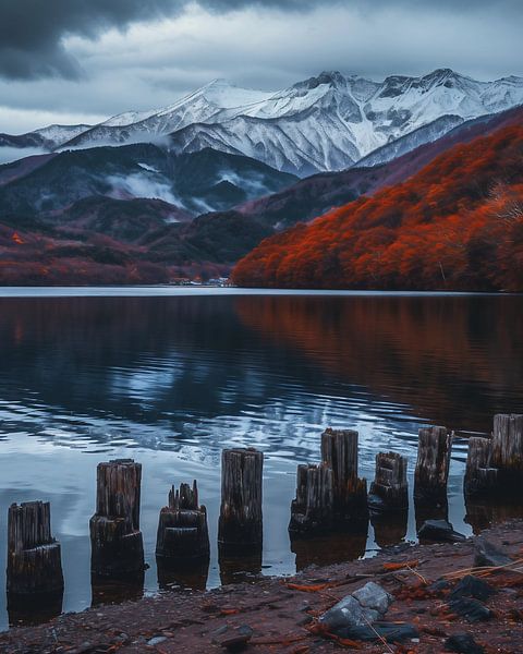 Winter am Bergsee von fernlichtsicht