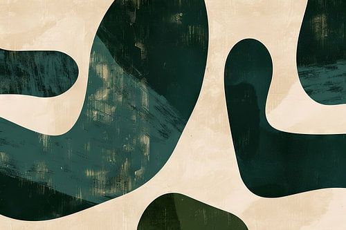 Formes structurées en vert