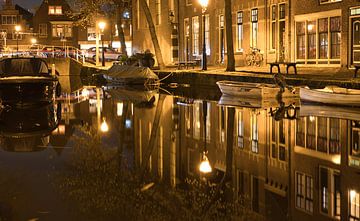 Alkmaar by Night van Leo van Beugen
