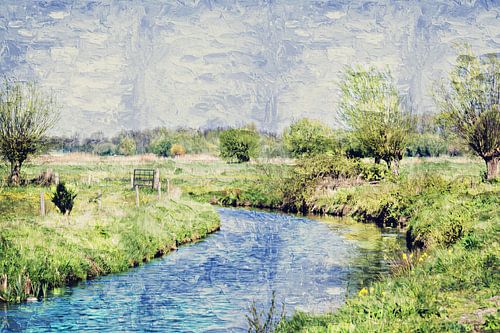 Die Wassermolenbuche zwischen Roosendaal und Nispen (Brabant) (Kunst)